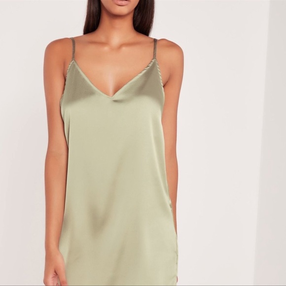 Carli Bybel x Missguided Slip Dress Size 10 - Picture 2 of 15